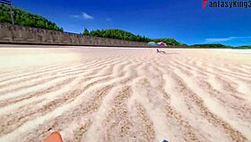 Grown Gwen Tennyson Enjoys Bikini Sex On The Beach!