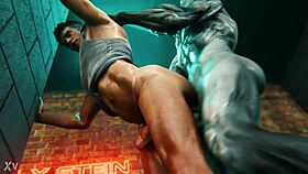 Dante Encounters Walrider In Intense Hentai Encounter