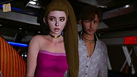 in eternum 210, the curvy anime girl with huge tits begs, 'fuck me harder!'