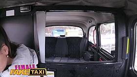 Skinny Czech Lesbians Enjoy Strap On In Fake Taxi