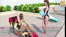 A wife and stepmother 34 play a daring homemade game