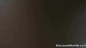 I can't resist my horny step sister's temptations