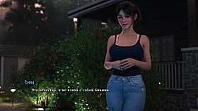 Outdoor anime game with big boob girls and kissing scenes
