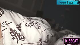 step mom, wanna risk it sharing bed for homemade cum inside?