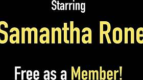 samantha rone's big pussy gets licked in bisexual fun before anal assfucking with dirty talk