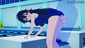 Hey, check out Takane Shijou and Hibiki Ganaha in intense sex scene from Idolmaster SP hentai! 😍