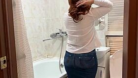 Milf flaunts her ass for intense anal while husband’s away