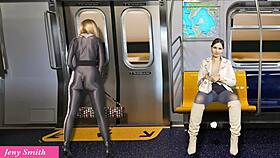 Masturbating on the way home with that bubble butt