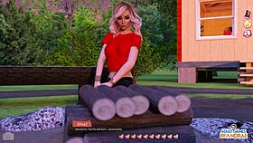 Caught Eve Masturbating In The Shower? Help The Hotties!