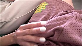 latina step sister gaby ortega edges your big cock in pov, alex adams