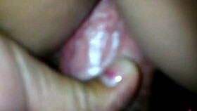 My brunette roommate won't stop spreading that tight hole, only for her husband's boss and buddy!