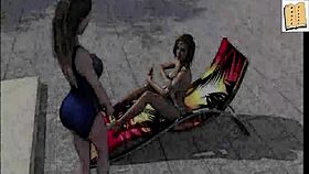 A wife and stepmother 34 play a daring homemade game