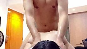 teen slut begs for huge cock in tight ass orgasm