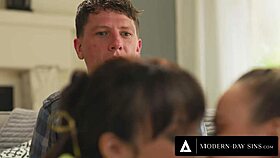 Unbelievable! PAWG Anna Claire Clouds Seduces Husband for 3-Way with Busty Lexi Luna. Deepthroat and Riding Galore!