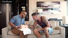 STEP DAD SHARES HIS SEX TOY AND TIGHT BUTTHOLE WITH STEPSON FOR WILD FUN, OH YEAH!