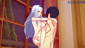 Hey, check out Takane Shijou and Hibiki Ganaha in intense sex scene from Idolmaster SP hentai! 😍