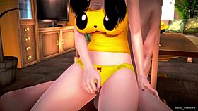 Wow, my hot hentai girlfriend needs to screw in her room before bed!