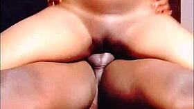 young african girl rubs clit on big cock house boy's dick