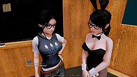 In The Harem Hotel, Curvy 3D Cartoon Girls With Big Tits And Boobs Enjoy Game Outfits