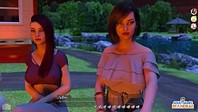 Caught Eve Masturbating In The Shower? Help The Hotties!