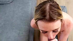 Skye Angel surprises casting agent with blowjob and riding