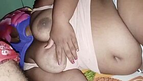 Ebony MILF Mother-In-Law Seduces Virgin Stepson With Huge Tits