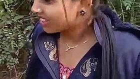 Mangal Fucks Stepsis in Jungle, Leaving Her Pussy Red with Clear Audio