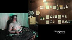 Naked Alan Wake 2 Playthrough Part 21 With Big Tits Tattoo