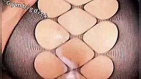 Handsome asian gay couple in homemade bareback sex