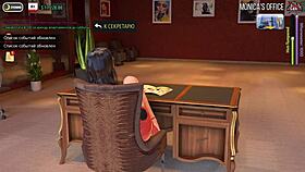 anime hentai whore in bikini gets wild at milf party