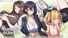 summer clover harem game ep 9 with older step sister