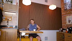 I cheat with young neighbor, bent over for big cock riding!