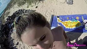 Yo, Sexydea, let's get steamy with POV doggystyle on the beach tan lines!