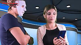 Prankster shoots cum on reporter's face live in public outdoor scene!