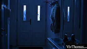 Beautiful hungarian lesbians reconnect for passionate sex in their homeland