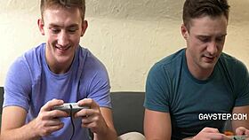 Jock fools around with his gay step bro in private - cole blue colton fox