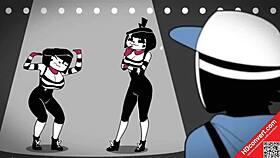 mime and dash in a fun cartoon adventure.