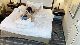 the tattooed petite beauty kneels down and eagerly sucks his cock in this intimate scene