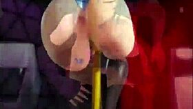 Check out this fun porn cartoon with dancing and striptease!