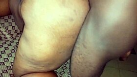 im the wide black ass lady getting doggystyle fucked by big black cock