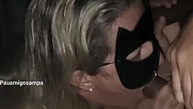 cuckold takes blonde wife to glory hole