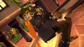 garden collei genshin impact in 3d cartoon anime