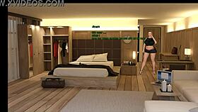 3D animated game with hot hentai scenes and gloryhole action