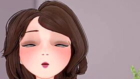 Aunt Cass Gives Blowjob to Cassidy Hamada in Hentai