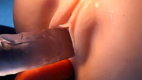 Anime Fuck Doll Gets Double Penetration With Toys In Both Holes