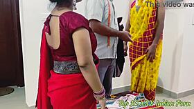 desi stepdaughter step dad के साथ fantasy sex, oops threesome mess