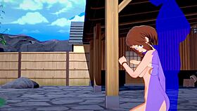 Uraraka Delivers Intense Armpitjob and Blowjob in Hentai