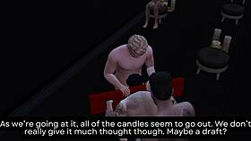 hey, gareth is back and fucking all his housemates in a wild group session