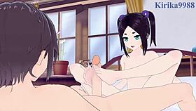 tokishikko dana experiences intense creampie sex in immoral guild hentai