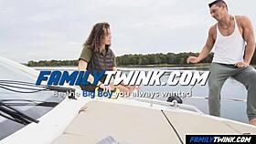 Familytwink Gay Step Father Demands No Clothes On His Boat